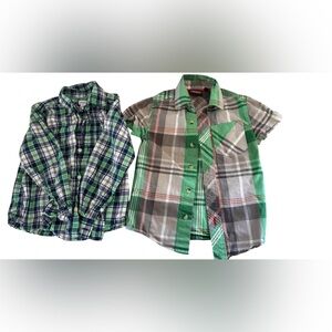 Carter's Kids  Shirt and faded gear shirt